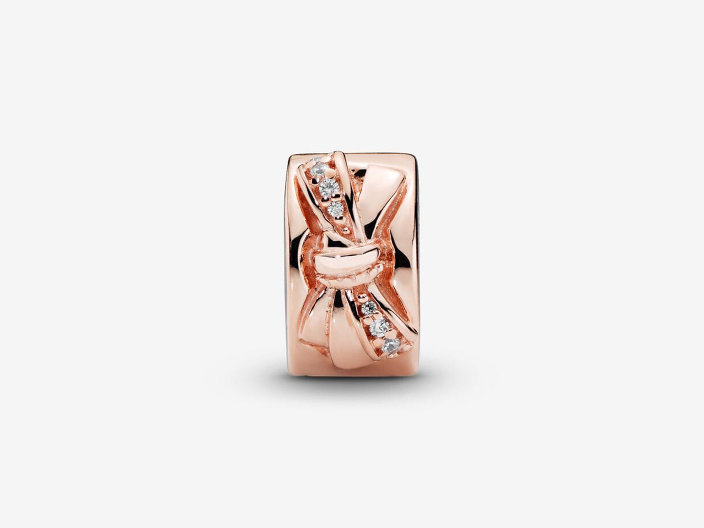 Sparkling Bow Clip Charm