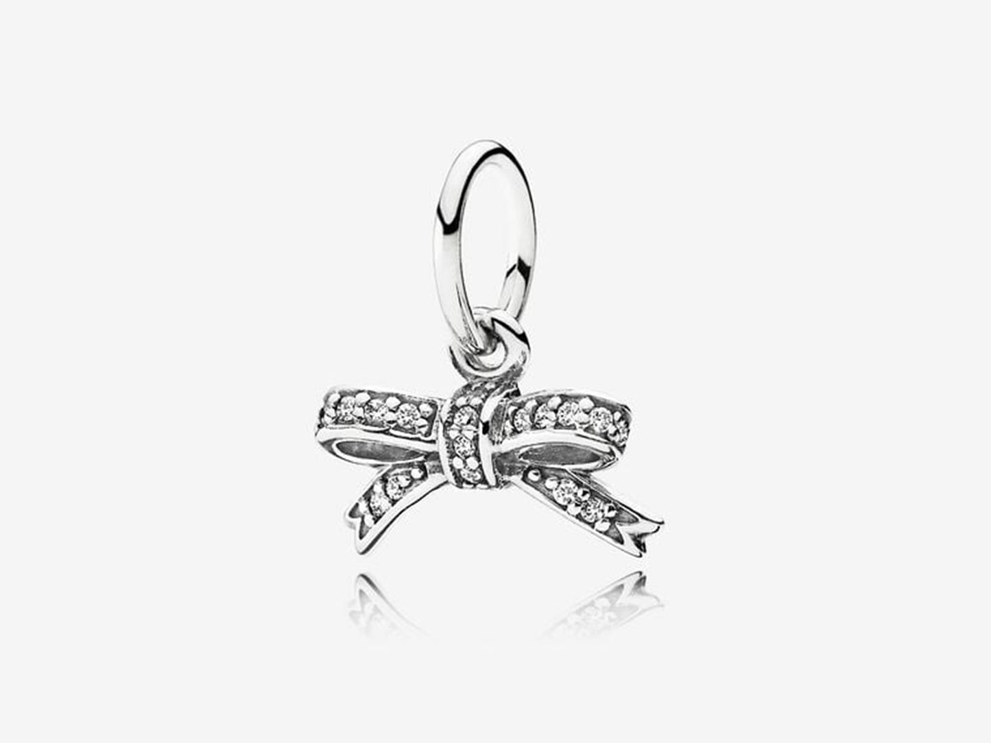 Shiny Bow Necklace Pendant