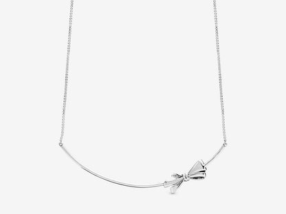 Sparkling Bow Necklace Charm