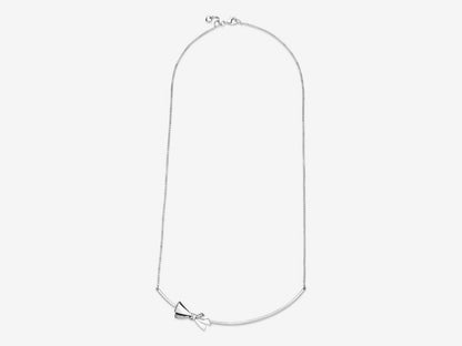 Sparkling Bow Necklace Charm
