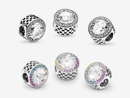 Sparkling Clear Elegance Charm
