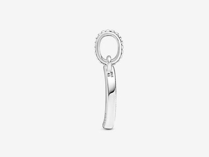 Sparkling Crescent Moon Pendant
