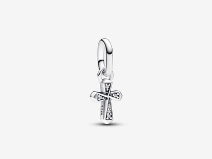 Sparkling Cross Mini Dangle Charm