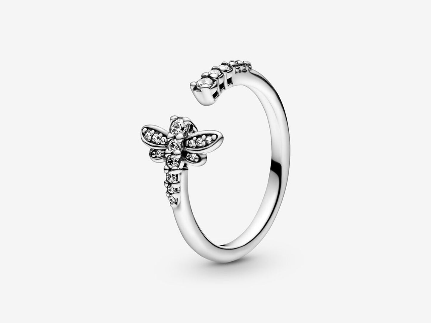 Sparkling Dragonfly Ring