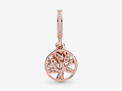 Sparkling Family Tree Dangle Charm