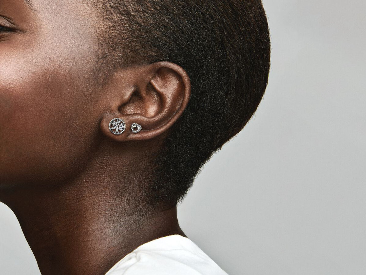 Sparkling Family Tree Stud Earrings