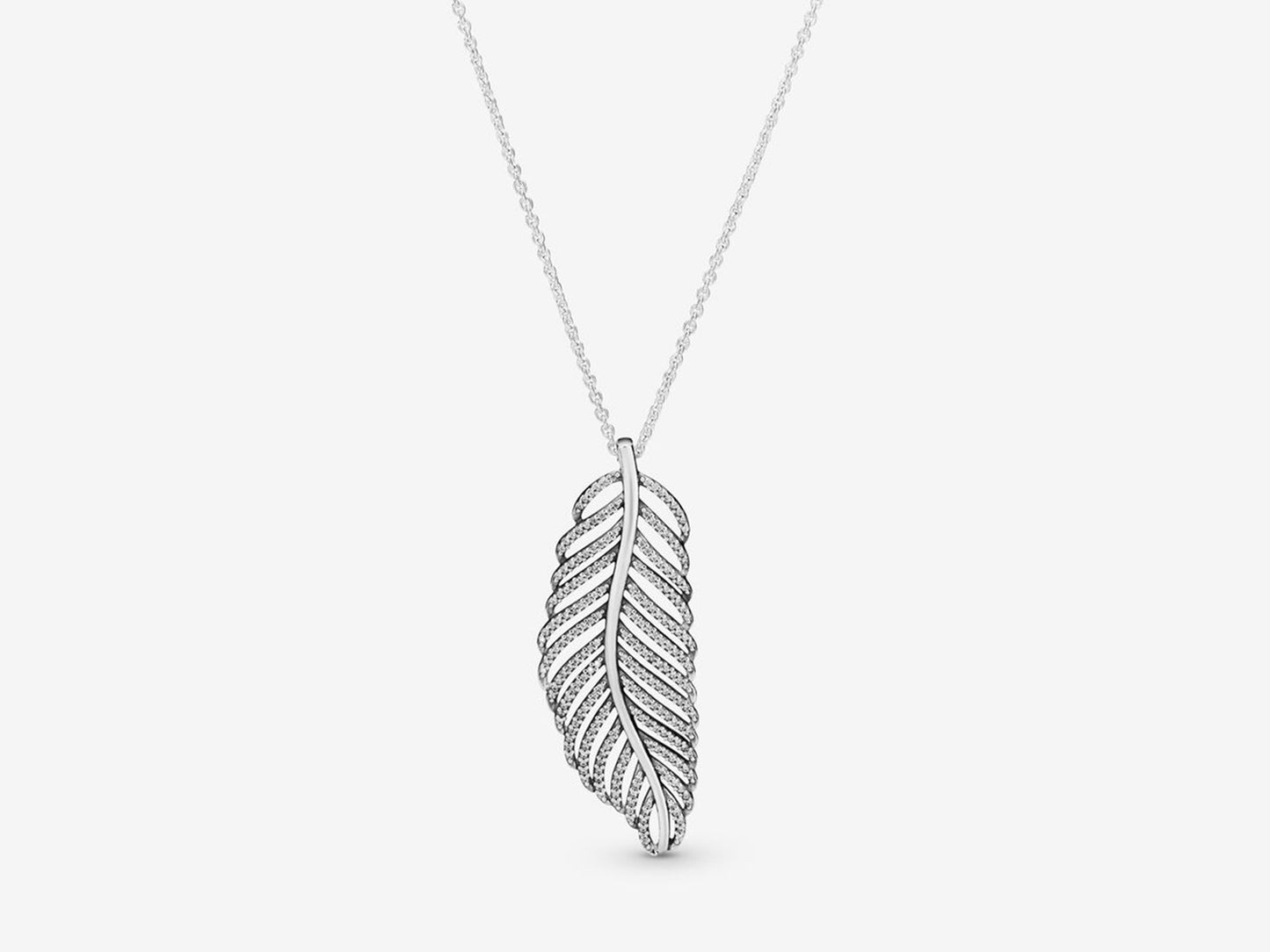 Sparkling Feather Charm