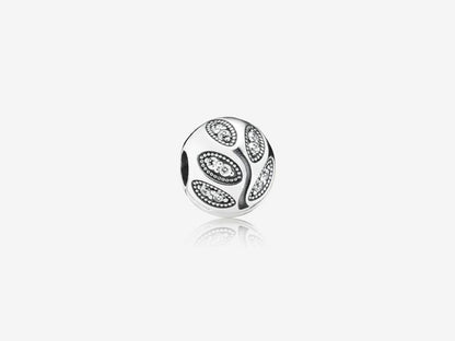Sparkling Foliage Clip Charm