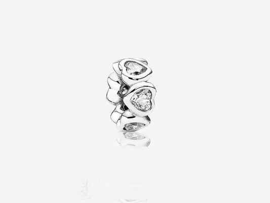 Sparkling Heart Charm