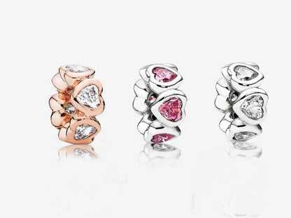 Sparkling Heart Mini Charm