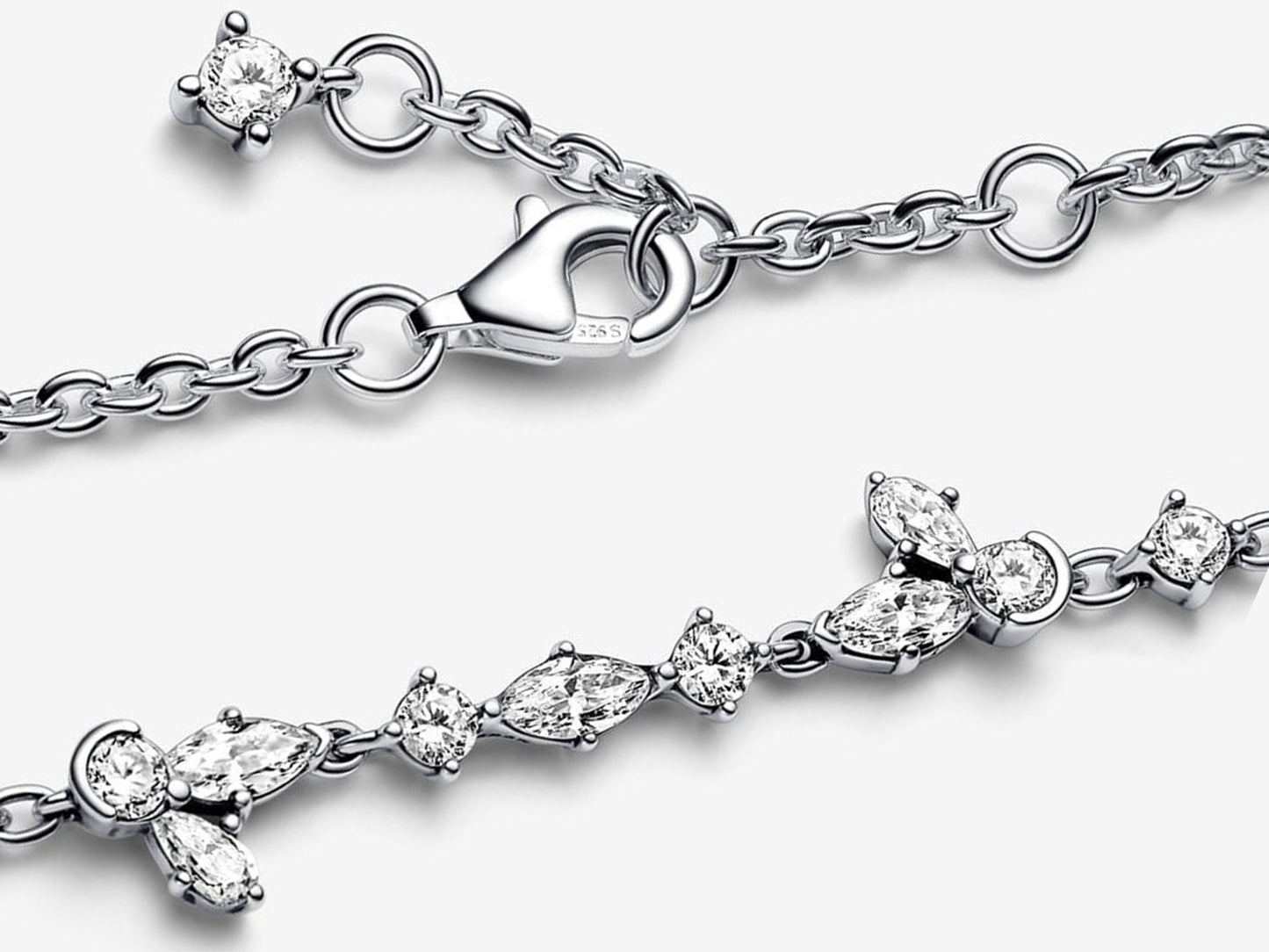 Sparkling Herbarium Cluster Chain Bracelet