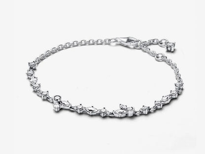Sparkling Herbarium Cluster Chain Bracelet