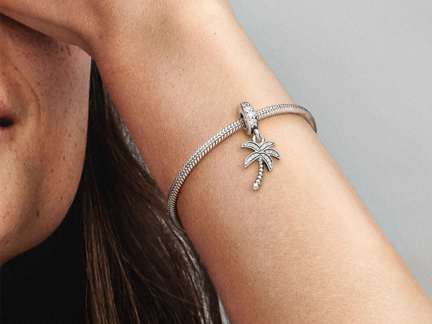 Sparkling Palm Tree Charm