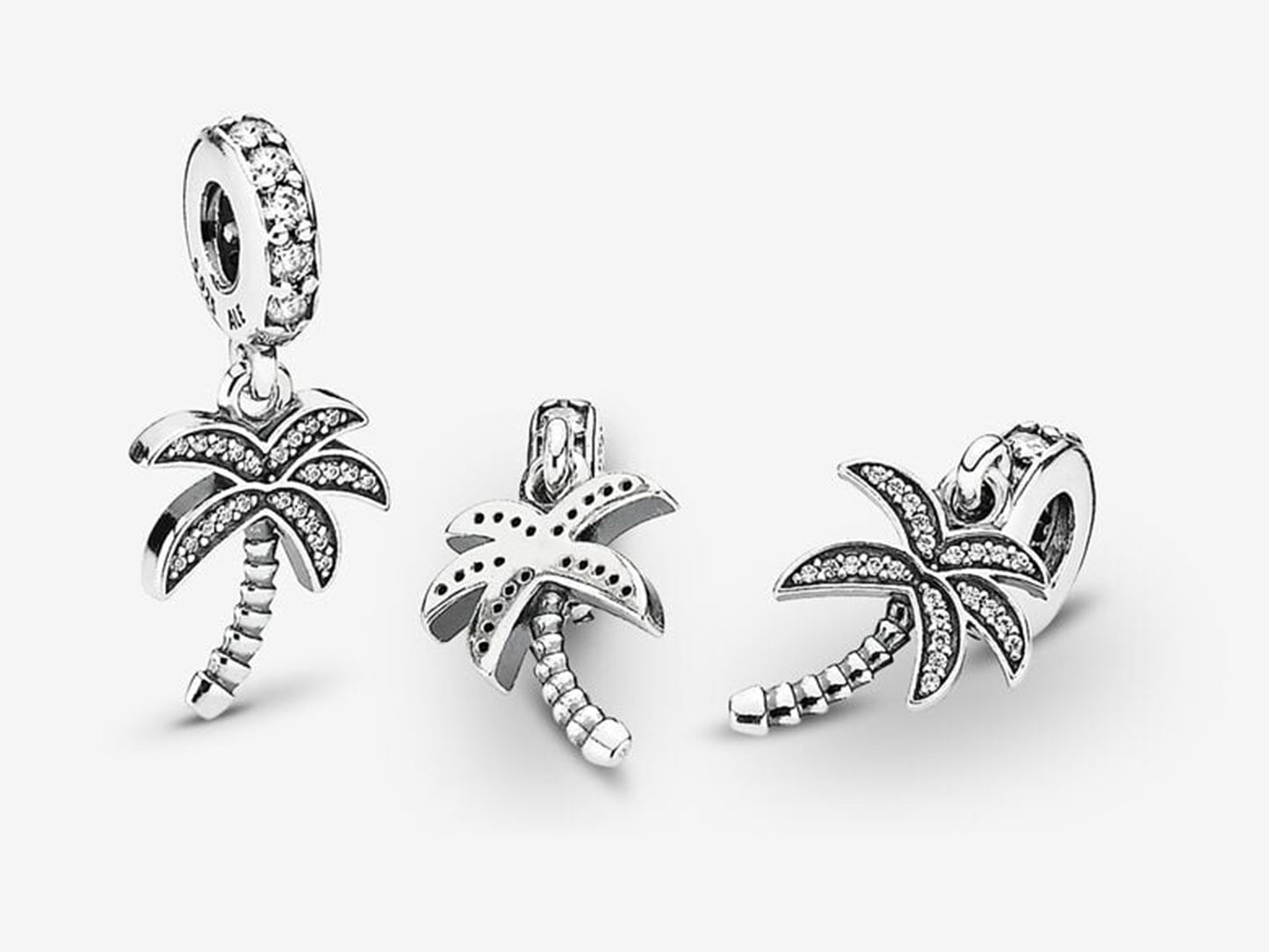 Sparkling Palm Tree Charm