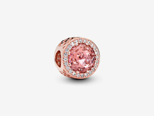 Sparkling Rose Charm