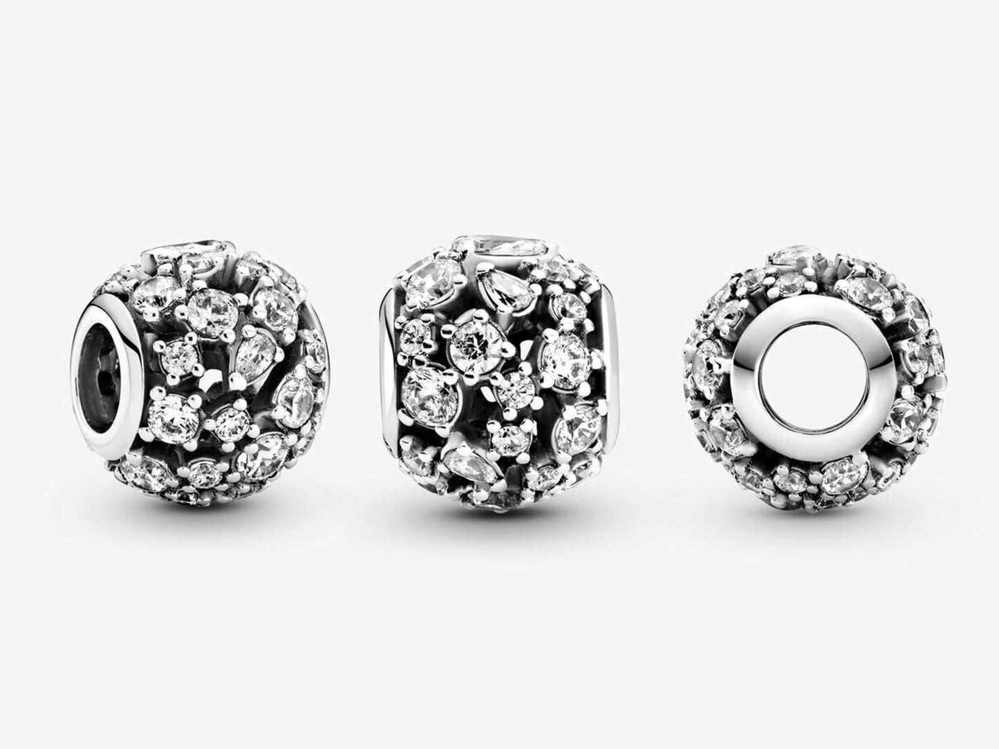 Sparkling Round Cutout Charm