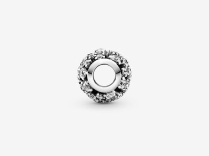 Sparkling Round Cutout Charm