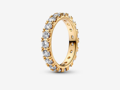 Sparkling Row Eternity Ring