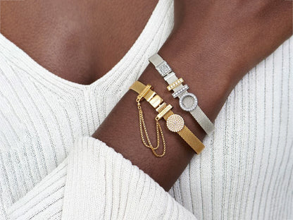 Sparkling Silver Chain Bracelet