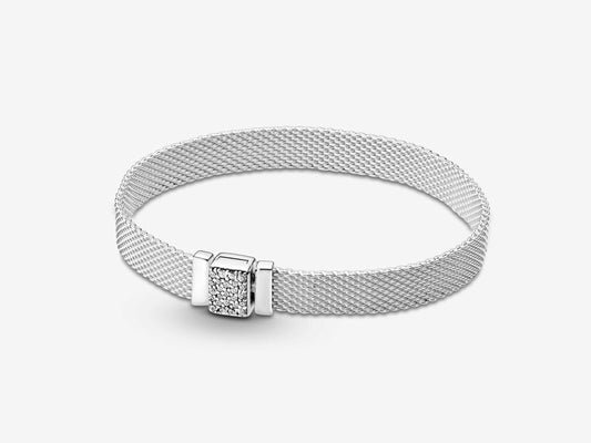 Sparkling Silver Chain Bracelet