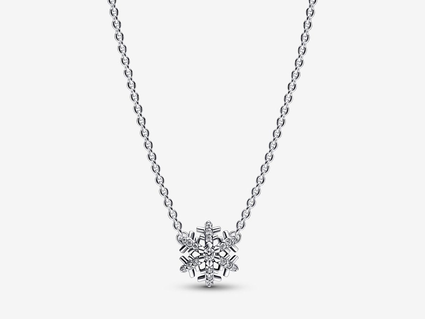 Sparkling Snowflake Pendant Necklace