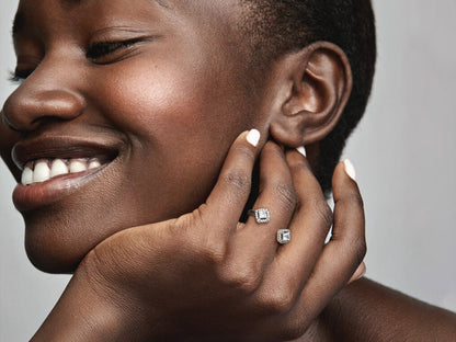 Sparkling Square Opulence Ring
