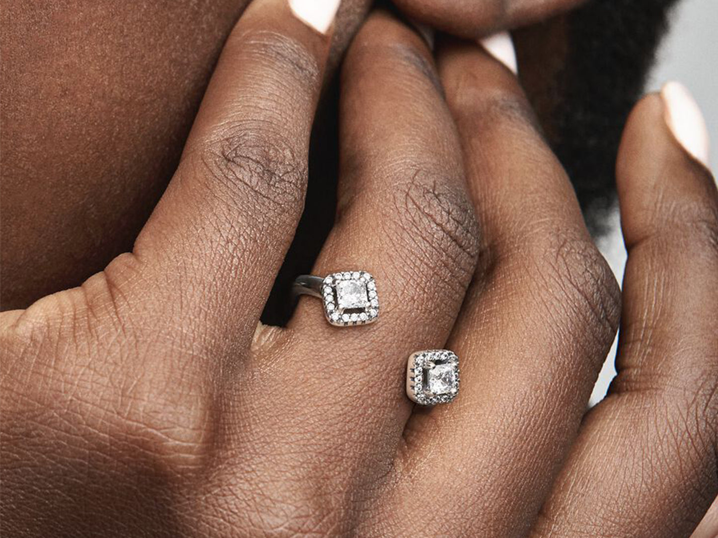Sparkling Square Opulence Ring