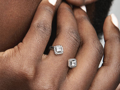 Sparkling Square Opulence Ring