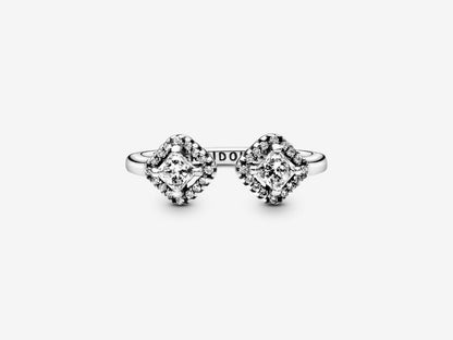 Sparkling Square Opulence Ring
