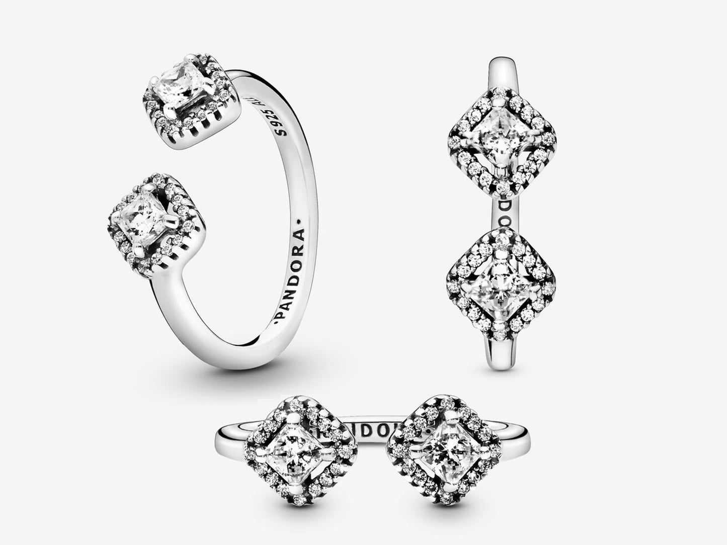 Sparkling Square Opulence Ring