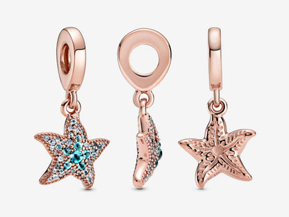 Sparkling Starfish Dangle Charm