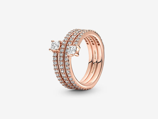 Triple Spiral Ring