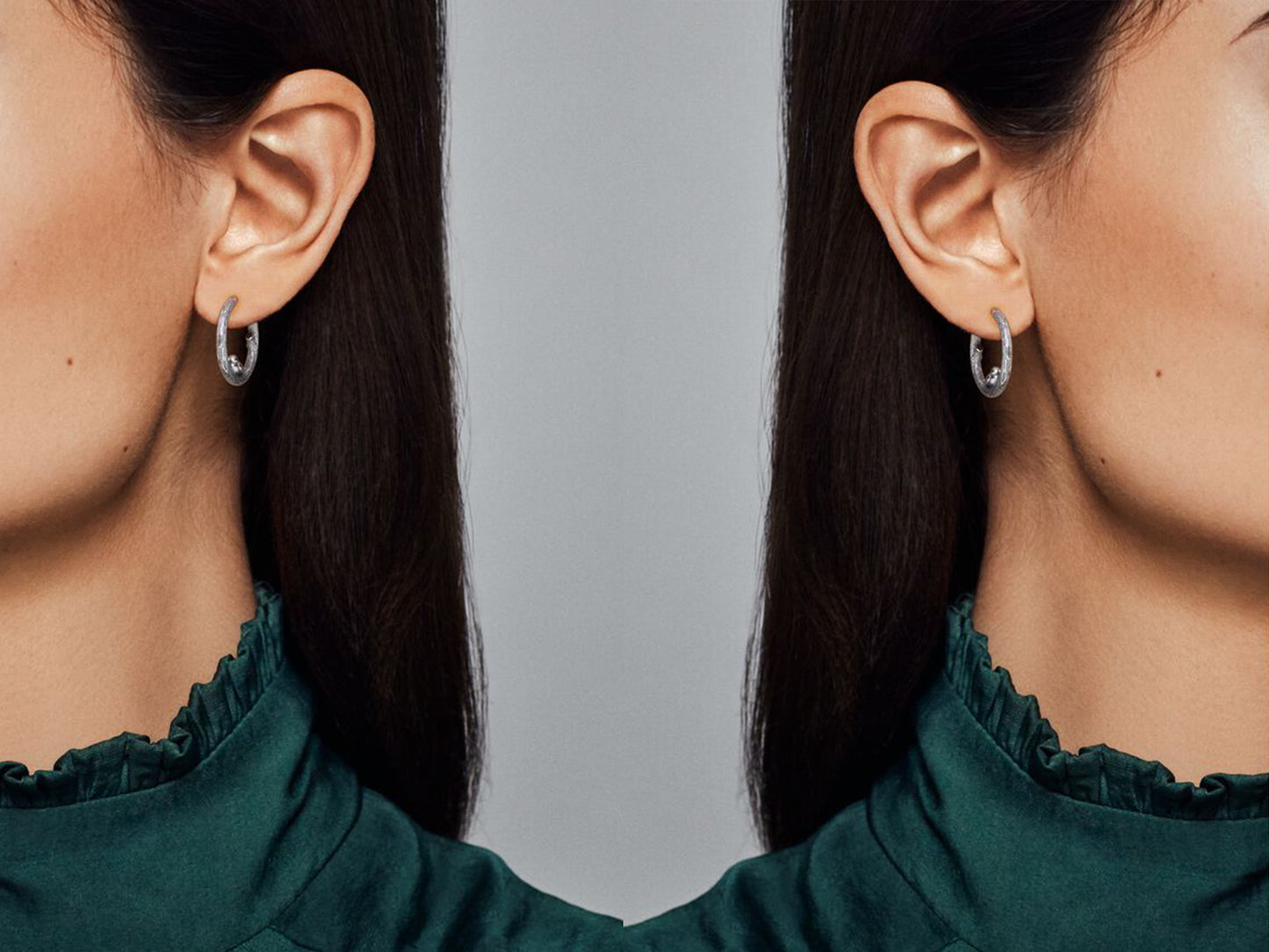 Spring Songbird Hoop Earrings