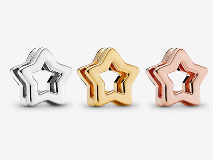 Starry Alloy Clip Charm