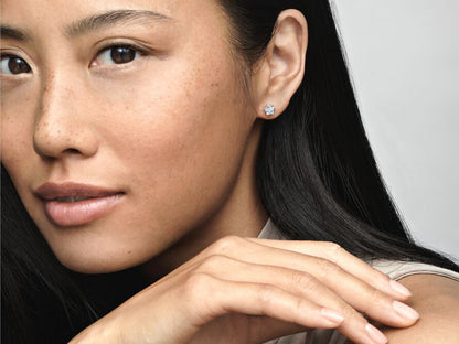 Celestial Sparkling Star Stud Earrings