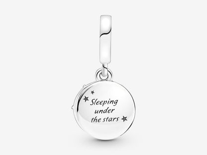 Camping Night Sky Double Dangle Charm