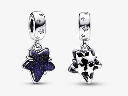 Celestial Galaxy Star Murano Dangle Charm