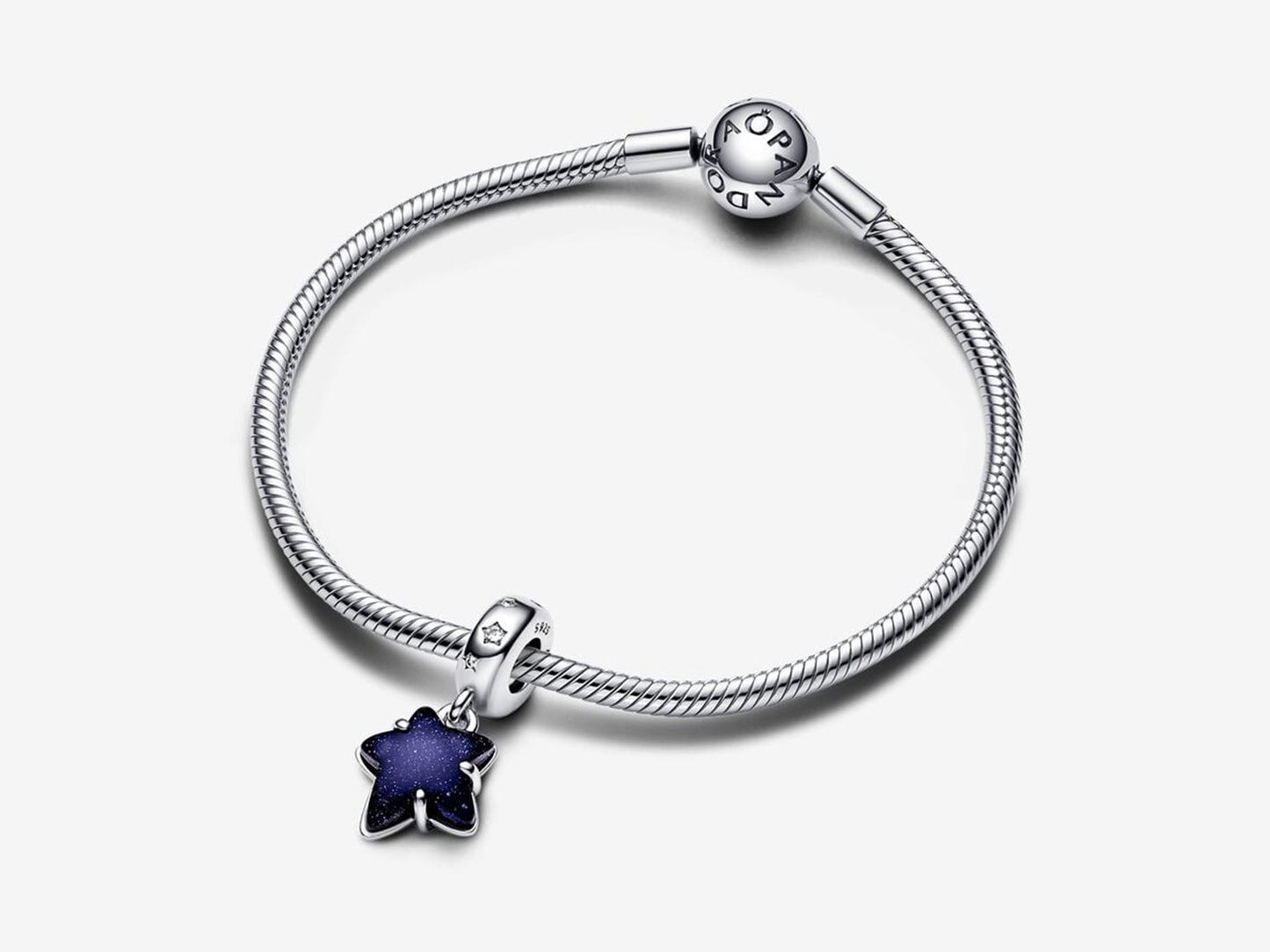 Celestial Galaxy Star Murano Dangle Charm