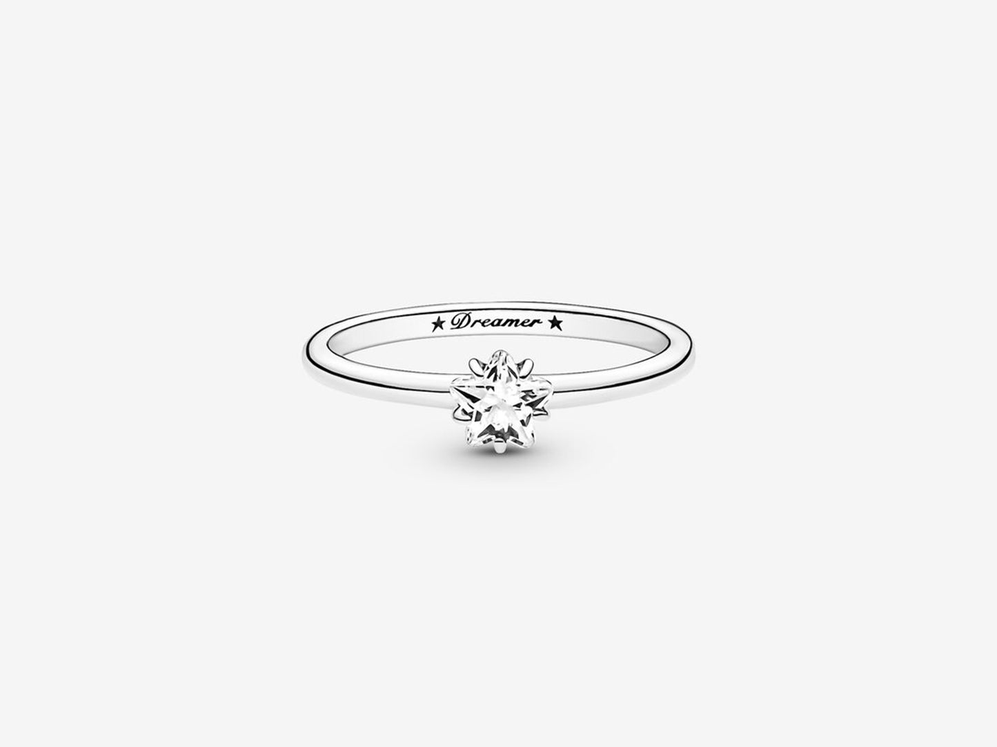 Celestial Sparkling Star Solitaire Ring