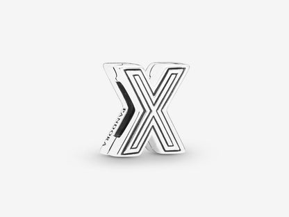 Letter X Clasp Charm