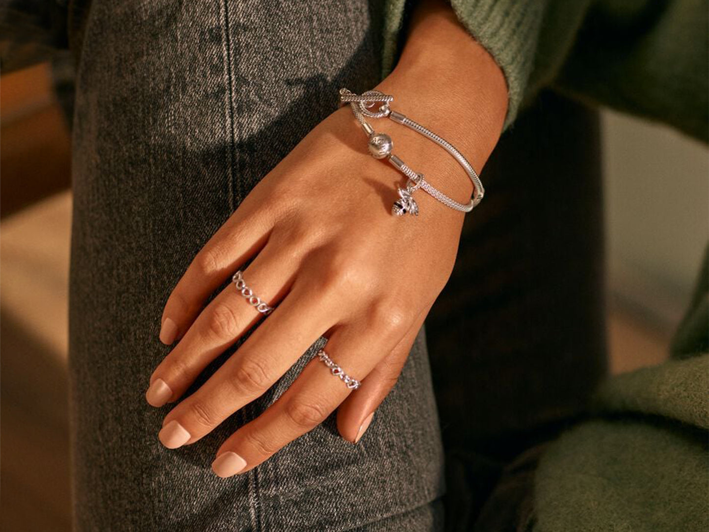T-Bar Snake Chain Bracelet