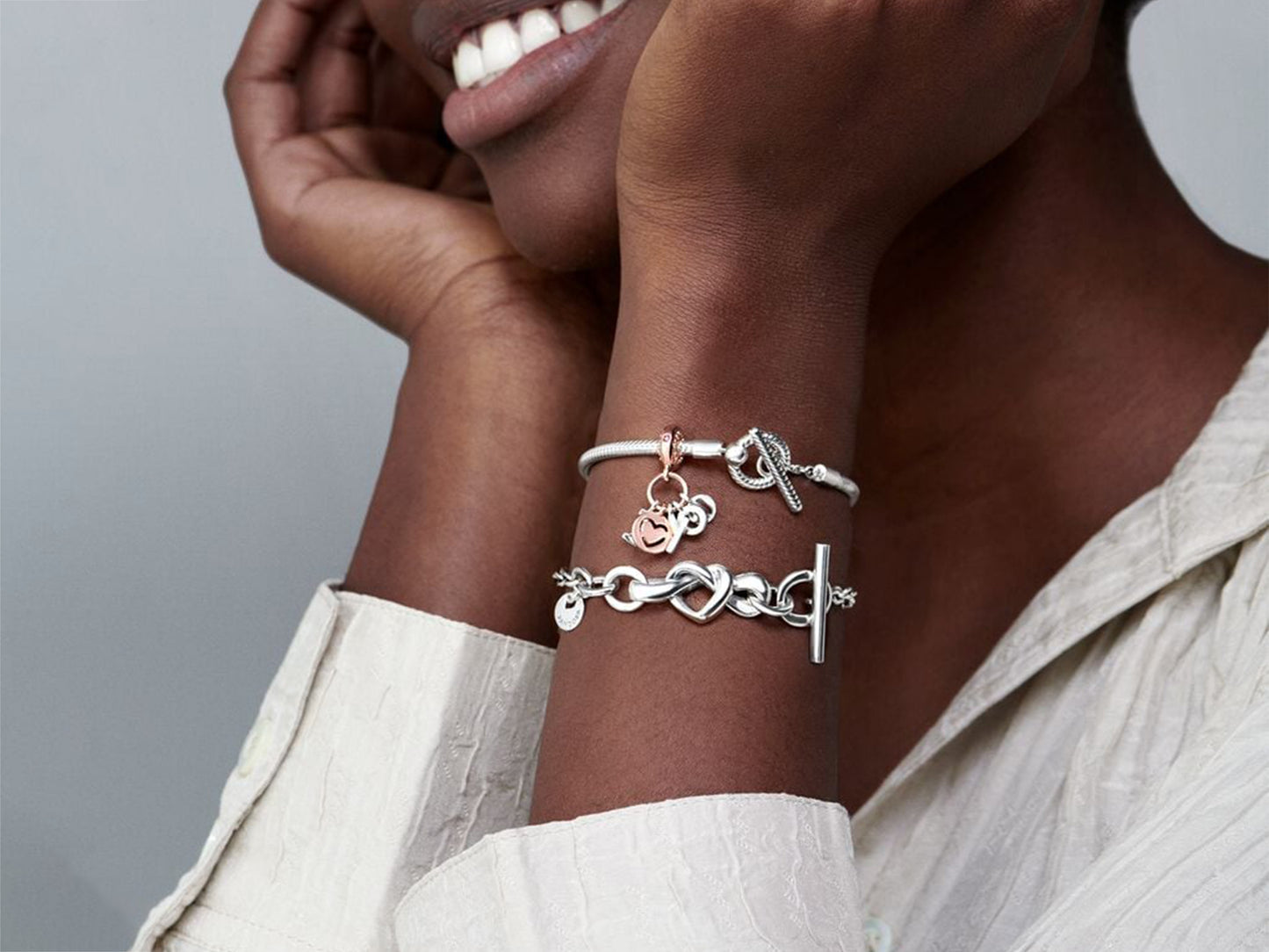 T-Bar Snake Chain Bracelet