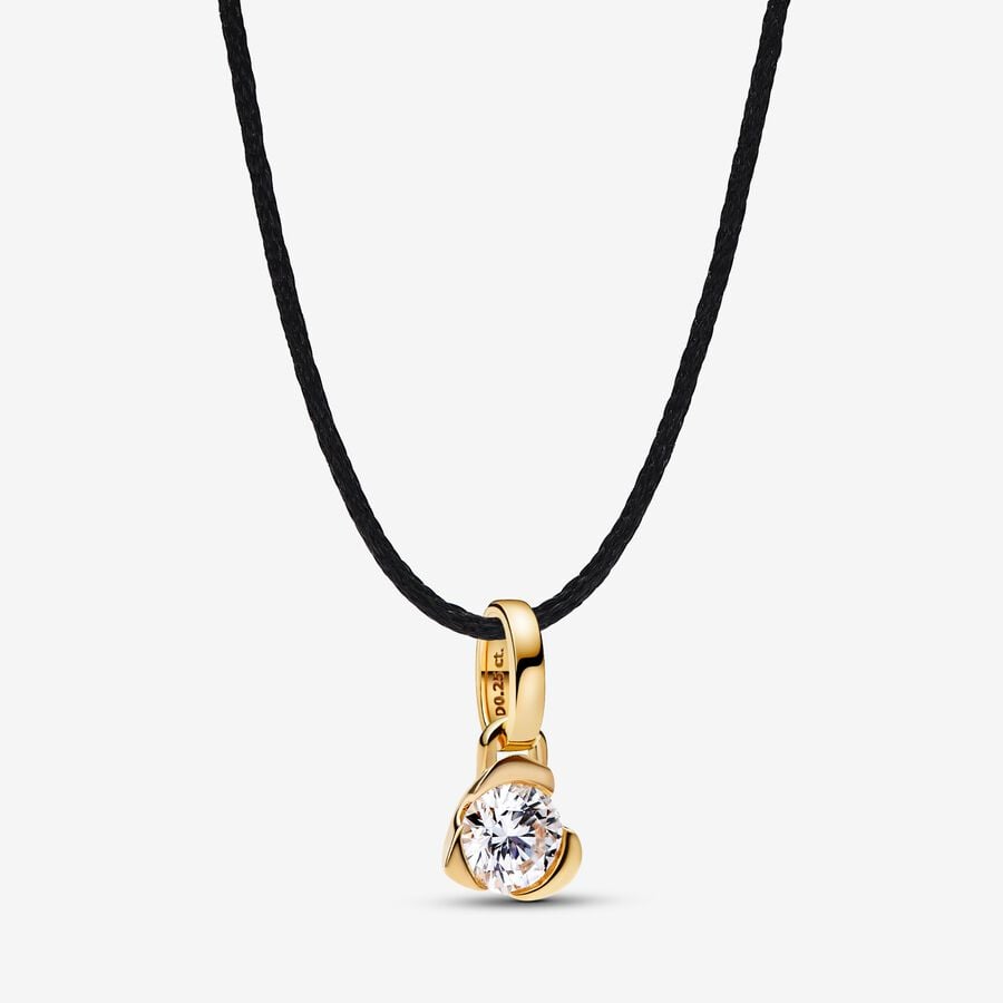 Lab-grown Diamond Heart Pendant 0.75 carat tw 14k Gold