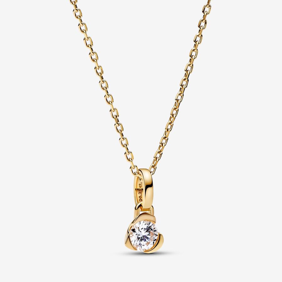 Lab-grown Diamond Heart Pendant 0.25 carat tw 14k Gold