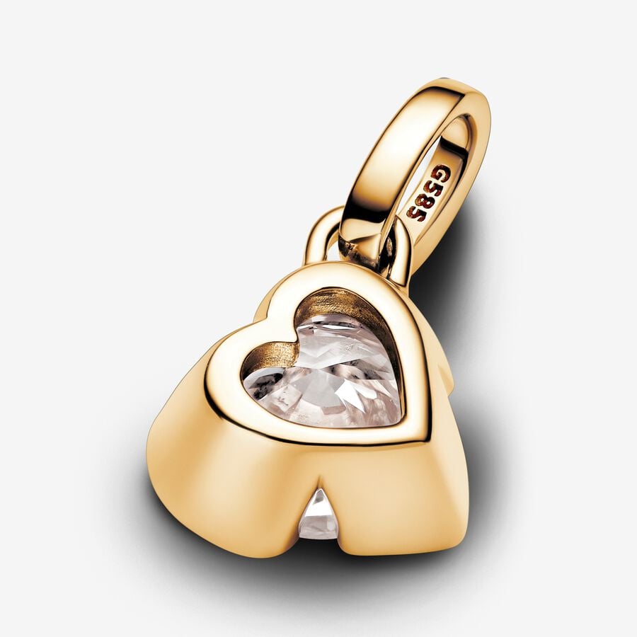 Lab-grown Diamond Heart Pendant 0.25 carat tw 14k Gold