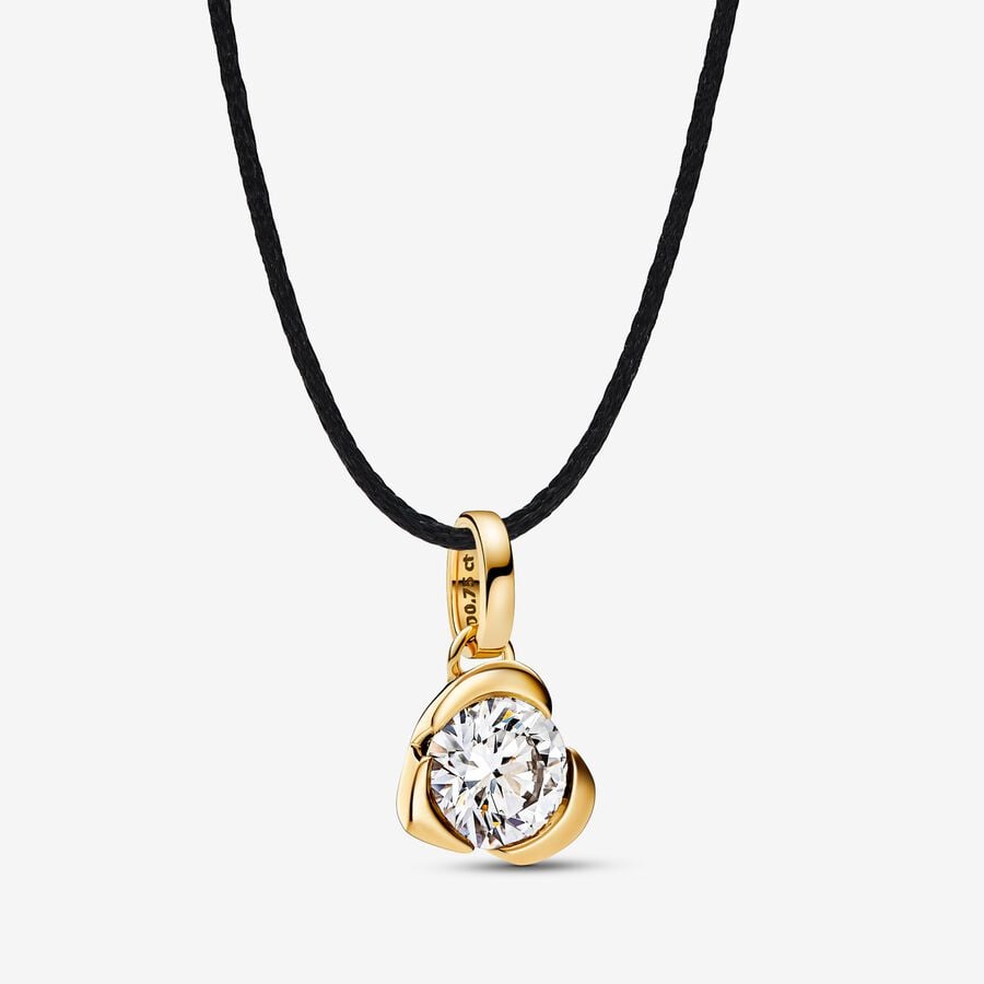 Lab-grown Diamond Heart Pendant 0.25 carat tw 14k Gold