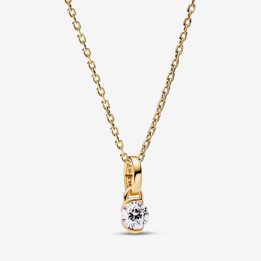 Lab-grown Diamond Infinity Pendant 0.25 carat tw 14k Gold