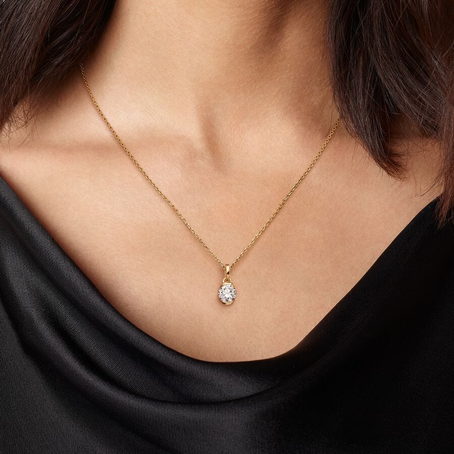 Lab-grown Diamond Infinity Pendant 0.25 carat tw 14k Gold