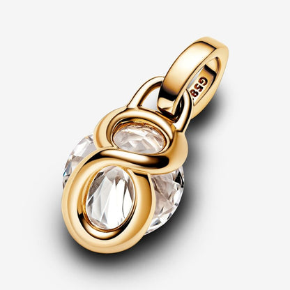 Lab-grown Diamond Infinity Pendant 0.75 carat tw 14k Gold