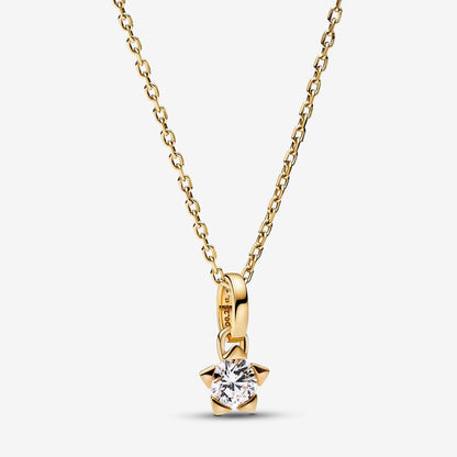 Talisman Lab-grown Diamond Star Pendant 0.25 carat tw 14k Gold